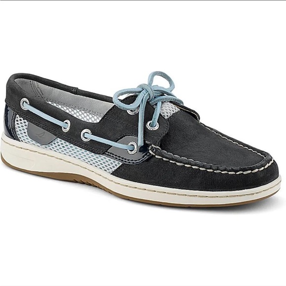 Sperry Top Sider Bluefish Boat Shoes Loafers 9 Women’s Blue Leather - Picture 11 of 11